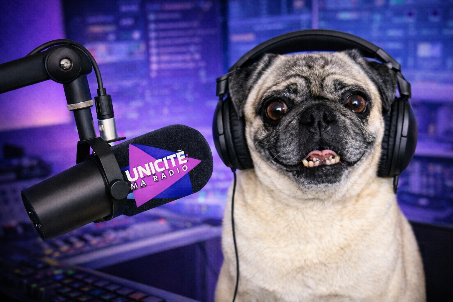 Brutus Lachapelle mascotte Radio Unicit&eacute;